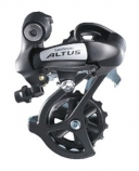 Bakvxel Shimano Altus, 7-8 vxl, svart