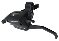 Shimano ST-EF500  4 L Svart, Vnster, 3 vxl