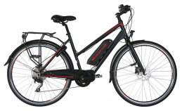 E-Motion Ampere Dam 10V, 10 vxl elcykel, svart