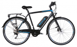 E-Motion Ampere Herr 10V, 10 vxl elcykel, svart